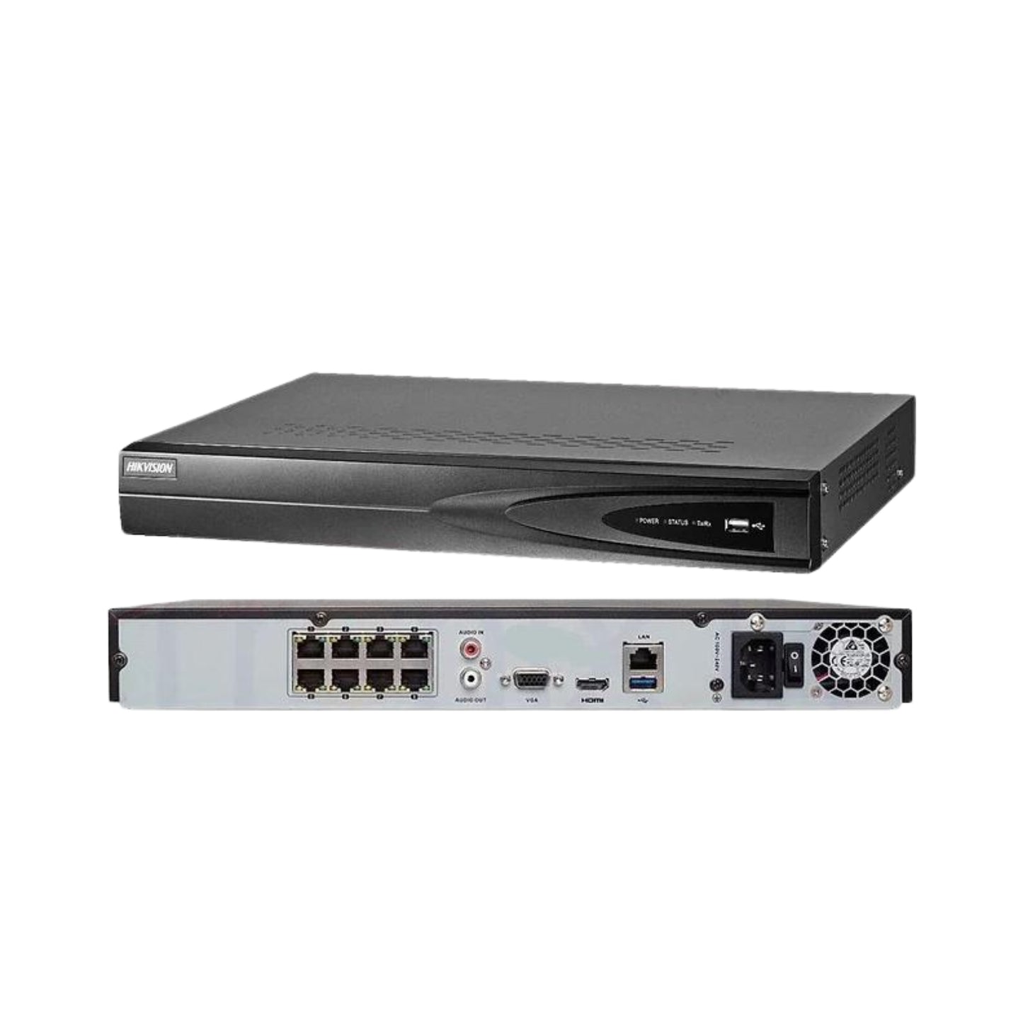 Hikvision DS-7608NI-Q1/8P 8CH 4K PoE NVR – H.265 Network Recorder