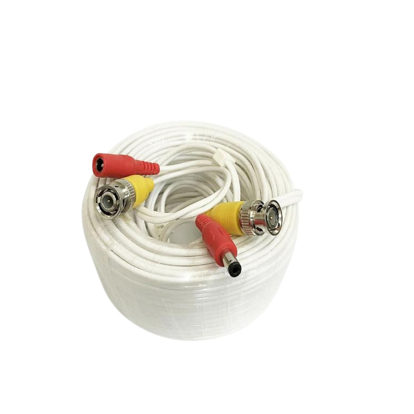 Extender Siamese 50ft CABLE PREMIUM CCTV Security Camera Video BNC Adapter