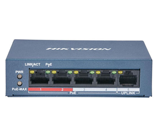HIKVISION DS-3E0105P-E/M – 5-Port PoE Switch