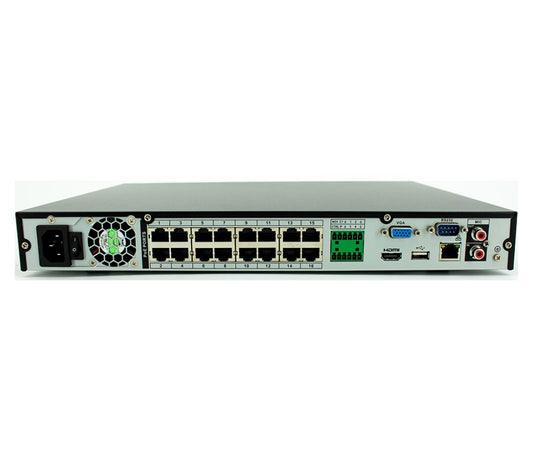 N42C3P4 Dahua 16ch IP PoE Recorder w/ HDD 16-channel 4K NVR ?s Lite Series video