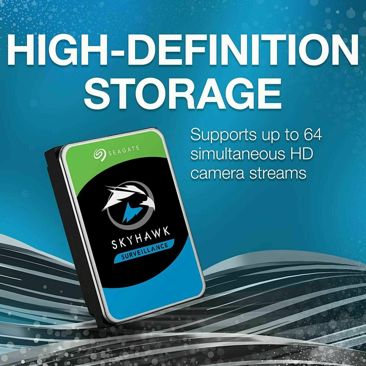Seagate Skyhawk AI SATA III 6.0GB/S 3.5" HDD 1TB 2TB 3TB 4TB 6TB 256MB NEW 2021