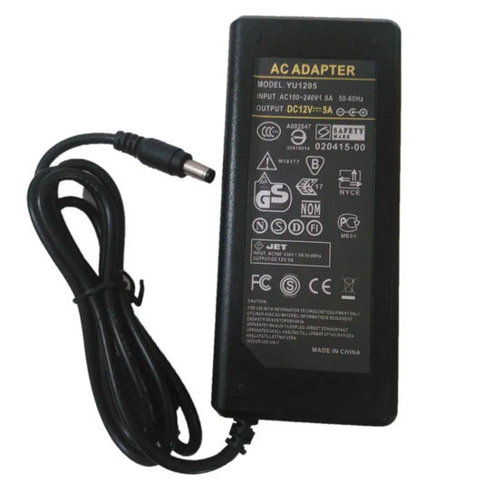 SMPS-60W-E005 12V 5A Power Supply | 60W CCTV & LED Adapter