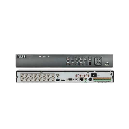 LTS LTD8516K-ST 16CH DVR Up to 8MP TVI & AHD Analog CVI 2CH 8MP IP 5in1 4K-UHD