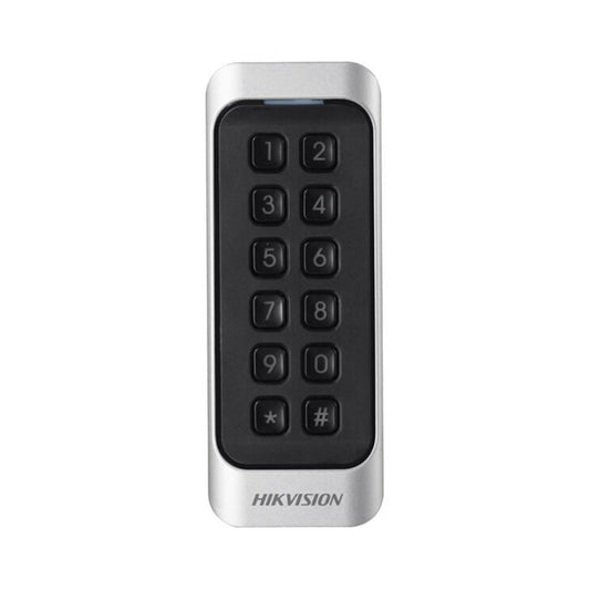 Hikvision DS-K1107AMK MIFARE Reader w/ Keypad | IP65, RS-485, Wiegand