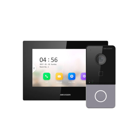 Hikvision DS-KIS605-P IP Video Intercom Kit | 7" Touch + PoE