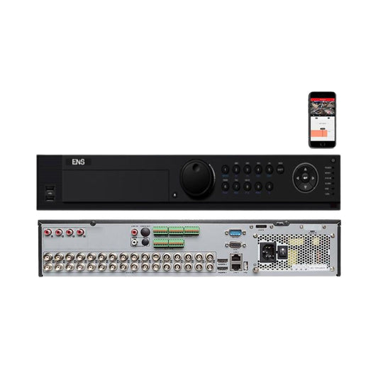 ENS SD5432-48I-K 32CH 8TB All-in-One 4K High Definition DVR H.265pro+/ 4K Output