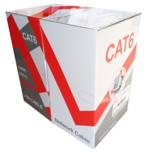 LTS 1000 ft White Cat 6 Cable – LTAC6250W‑CMR (99.99 % OFC, CMR‑Rated)