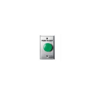 LTS Pneumatic Time-Delay Exit Button – LTK‑TS‑14 (Green Mushroom)