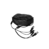 LTS Pre-made Siamese Cable with Connectors - 100 Ft, Black