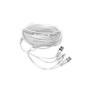 LTS Pre-made Siamese Cable with Connectors - 100 Ft, White – LTAC2100W