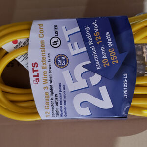 LTS Extension Cord Cable, 100 ft – LTPE1225-L3