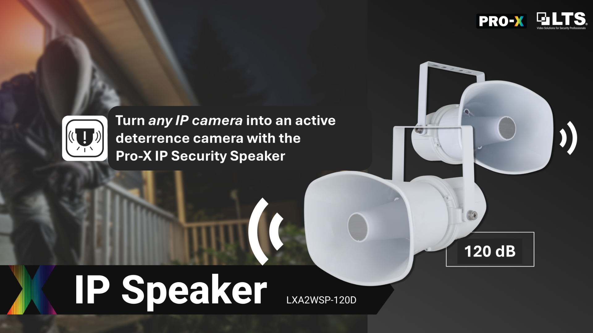 LTS Pro-X IP Security Speaker, 9.8ft — view 2