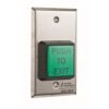 Alarm Controls Green "Push to Exit" Button, DPDT